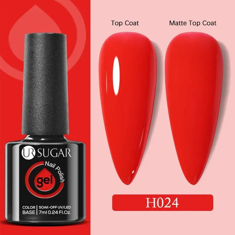Professional Gel Polish Kit: Salon-Quality Matte Finish & No Wipe Top Coat
