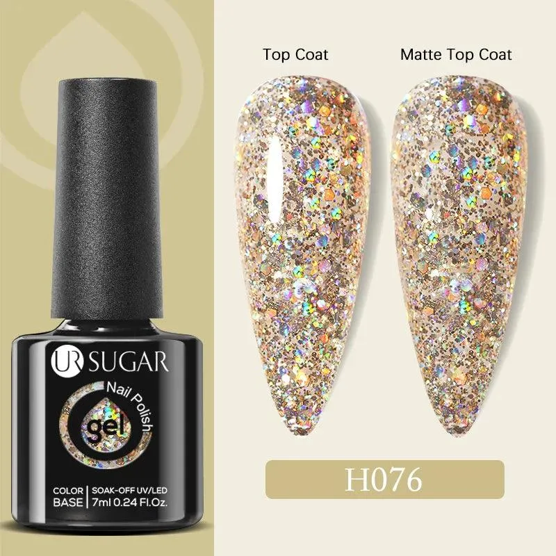 Professional Gel Polish Kit: Salon-Quality Matte Finish & No Wipe Top Coat
