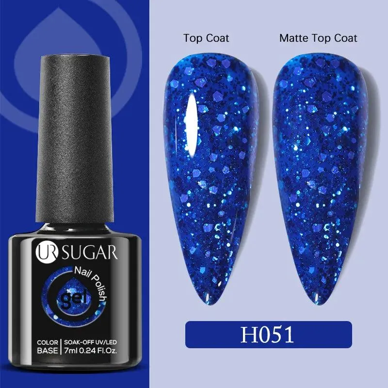 Professional Gel Polish Kit: Salon-Quality Matte Finish & No Wipe Top Coat