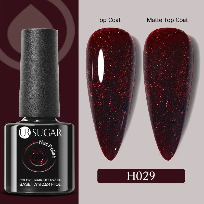 Professional Gel Polish Kit: Salon-Quality Matte Finish & No Wipe Top Coat