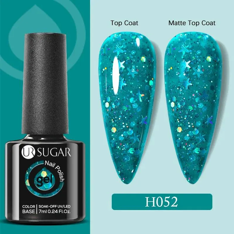Professional Gel Polish Kit: Salon-Quality Matte Finish & No Wipe Top Coat