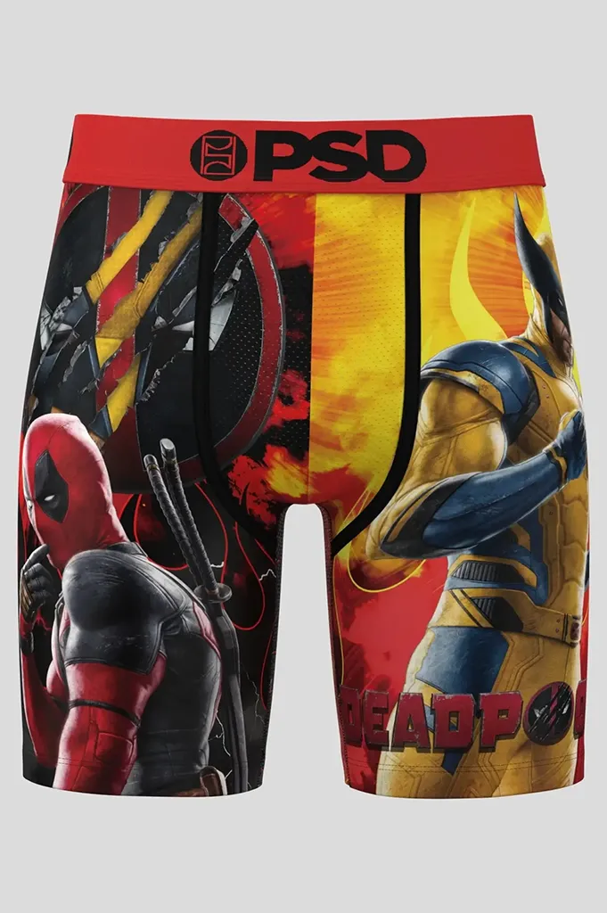 PSD x MARVEL Deadpool Best Buds Boxer Brief Underwear