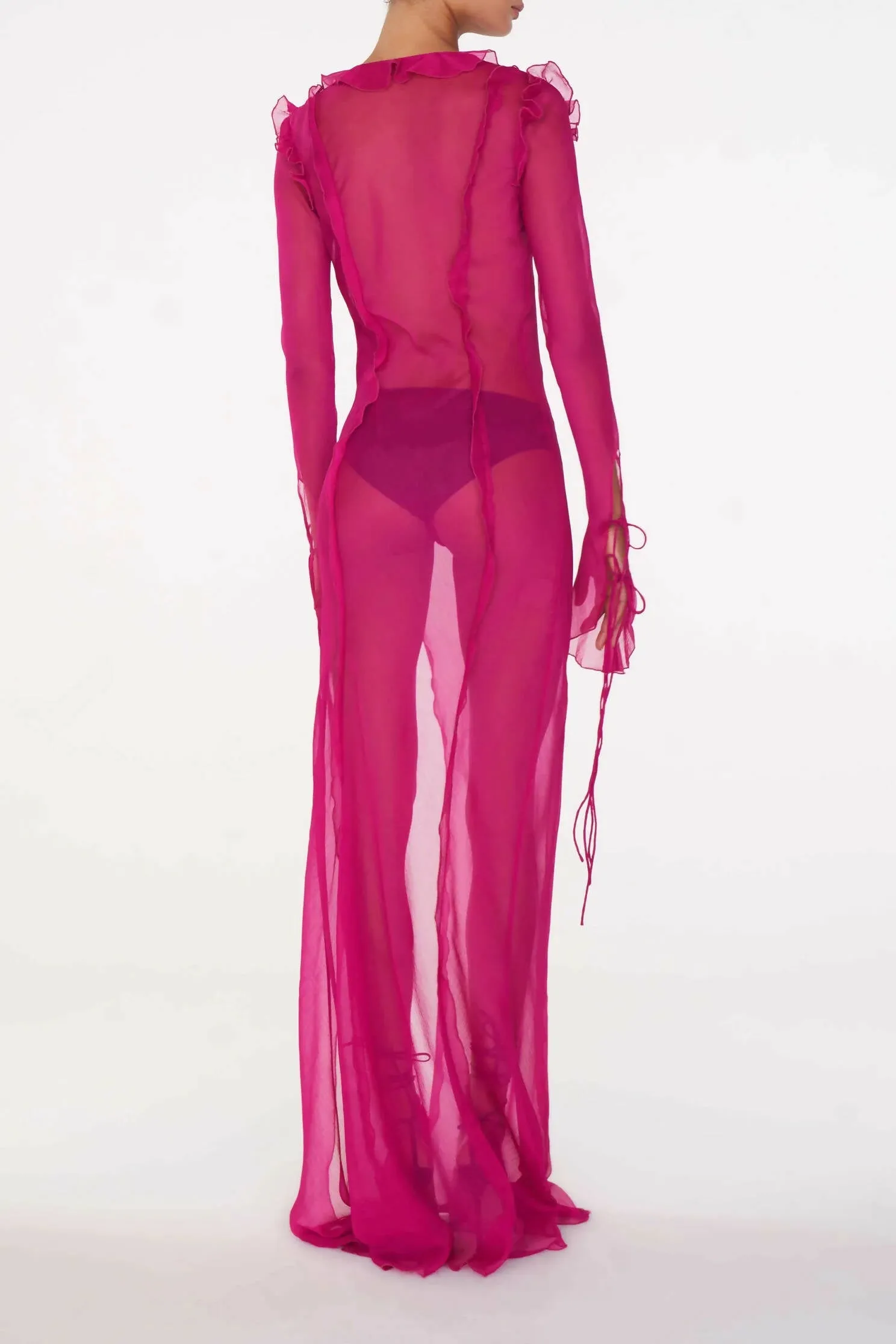 Rat & Boa Faretti Maxi Dress in Hot Pink