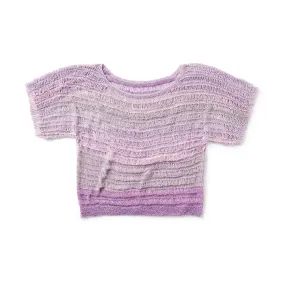 Red Heart Easy-Breezy Knit Top