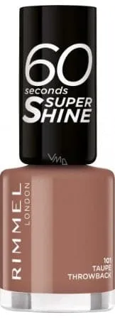 Rimmel London 60 Seconds Super Shine Nail Polish - 101 Taupe Throwback