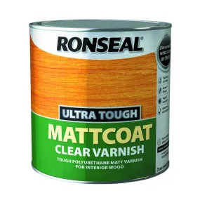 Ronseal Ultra Tough Varnish 2.5L Matt Coat