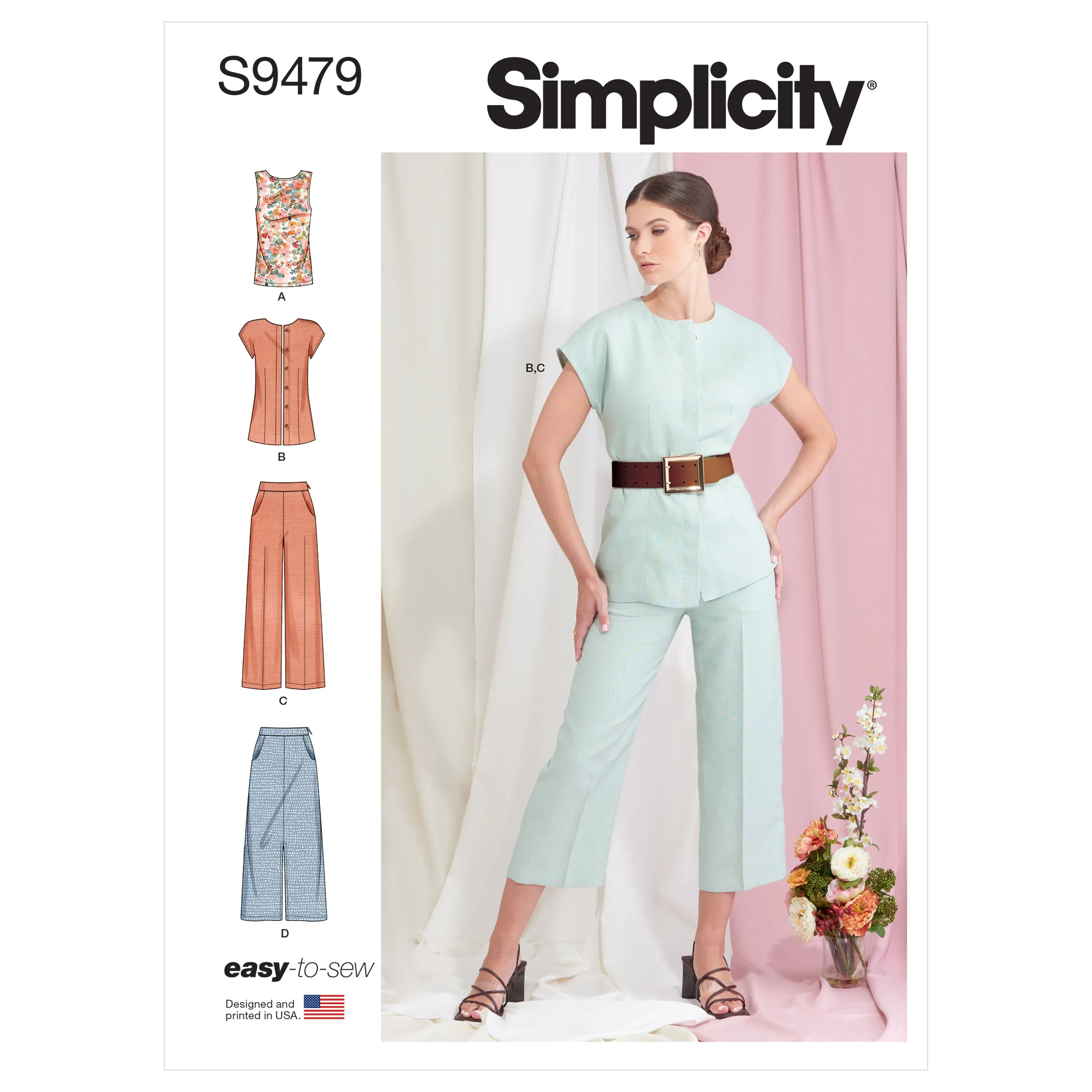 Simplicity Sewing Pattern 9479 Misses Co-ordinates