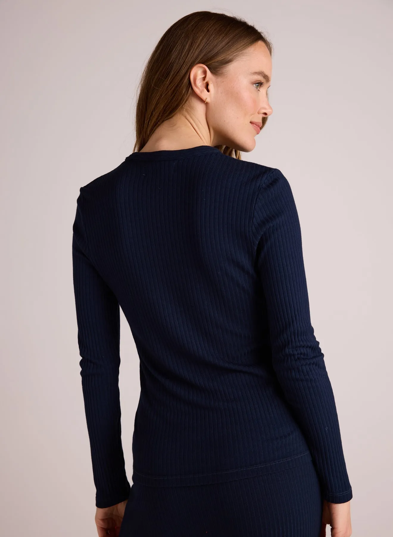 Slim Fit Button Down - Navy Storm