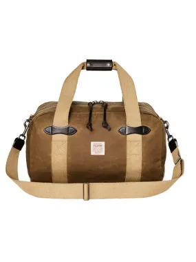 Small Tin Cloth Duffle Bag: Dark Tan