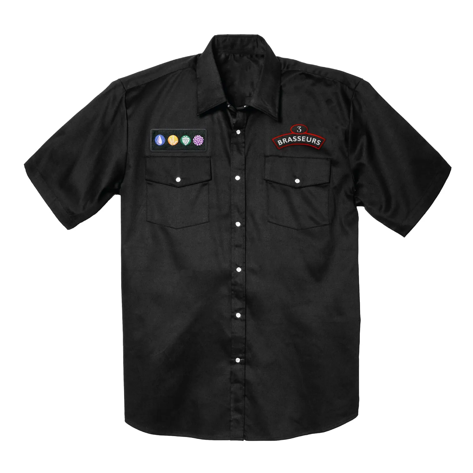 Snap Front Shirt- 3 Brasseurs