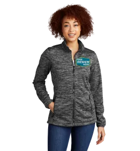 SPORT-TEK Custom Ladies PosiCharge Electric Heather Soft Shell Jacket