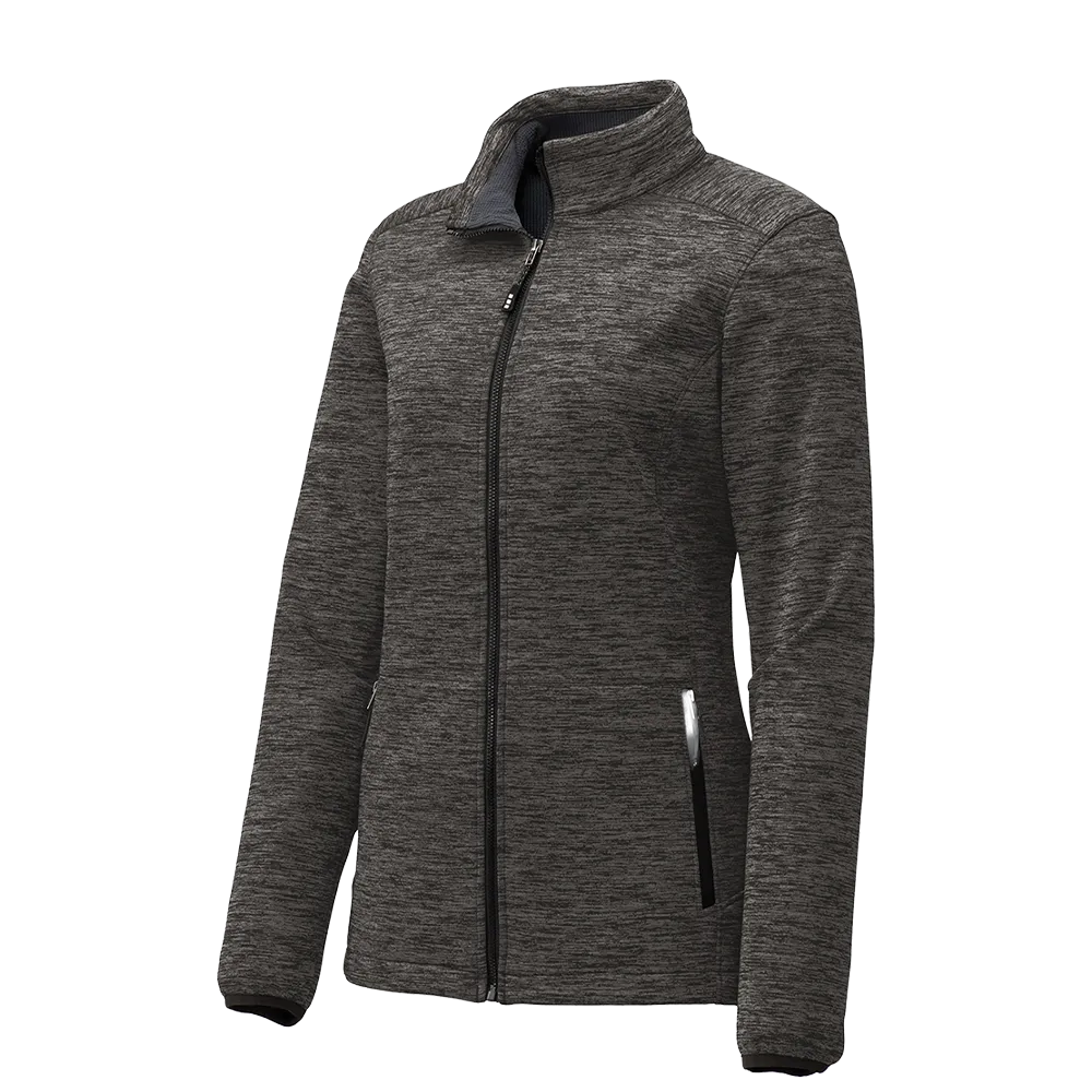 SPORT-TEK Custom Ladies PosiCharge Electric Heather Soft Shell Jacket