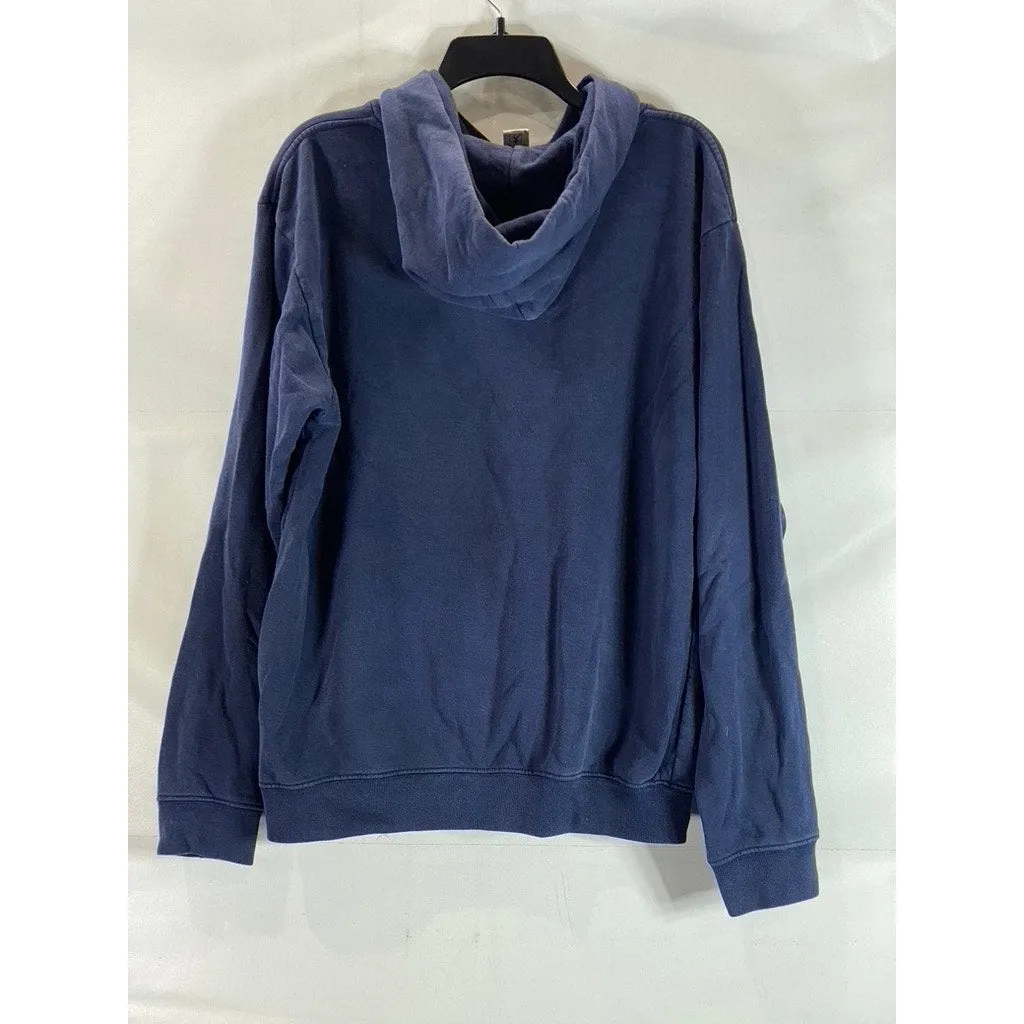 SPORTY & RICH Athletic Club Women's Navy Logo Pullover Hoodie SZ M