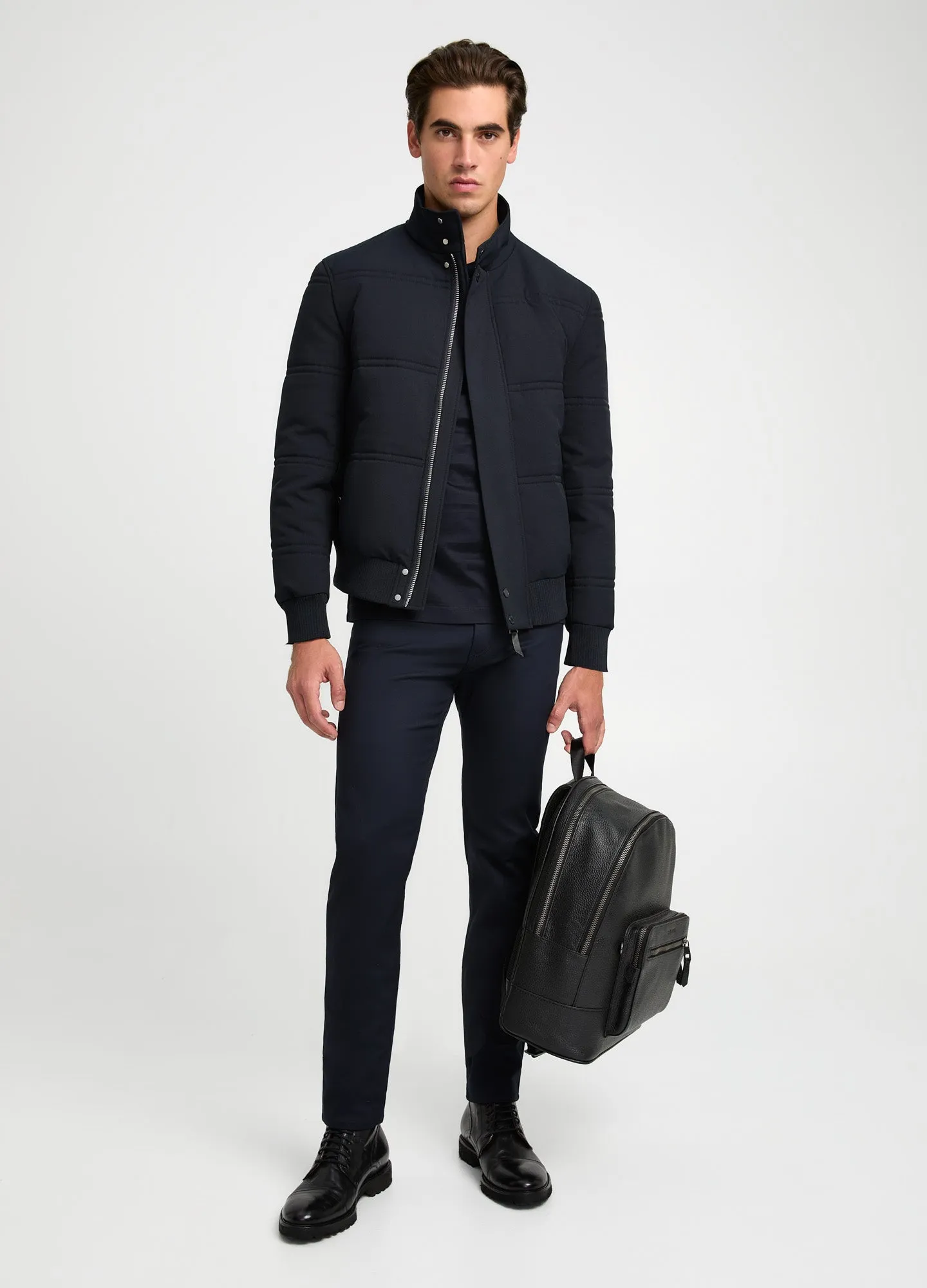 Tech Puffer Blouson Jacket Navy