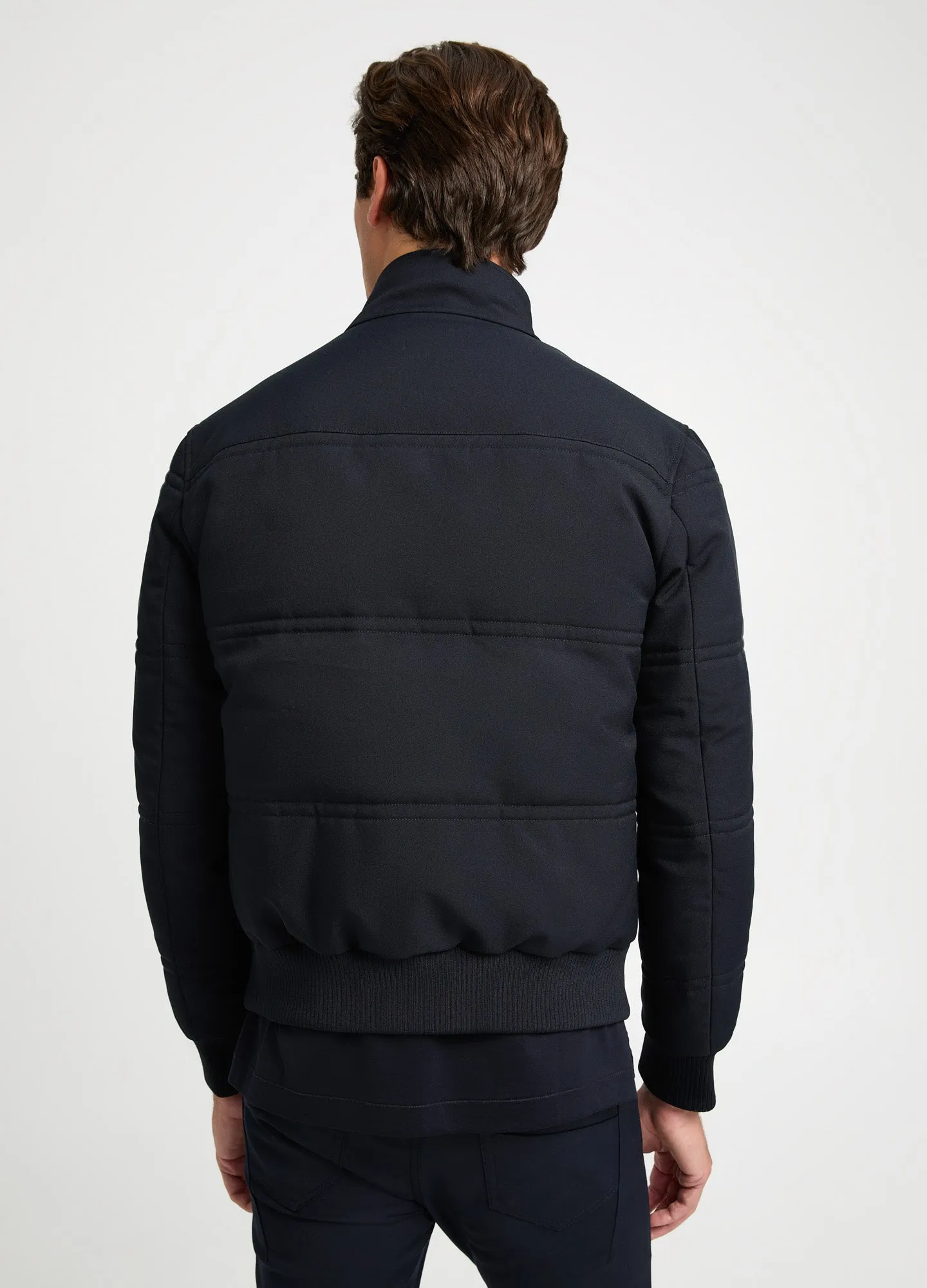 Tech Puffer Blouson Jacket Navy