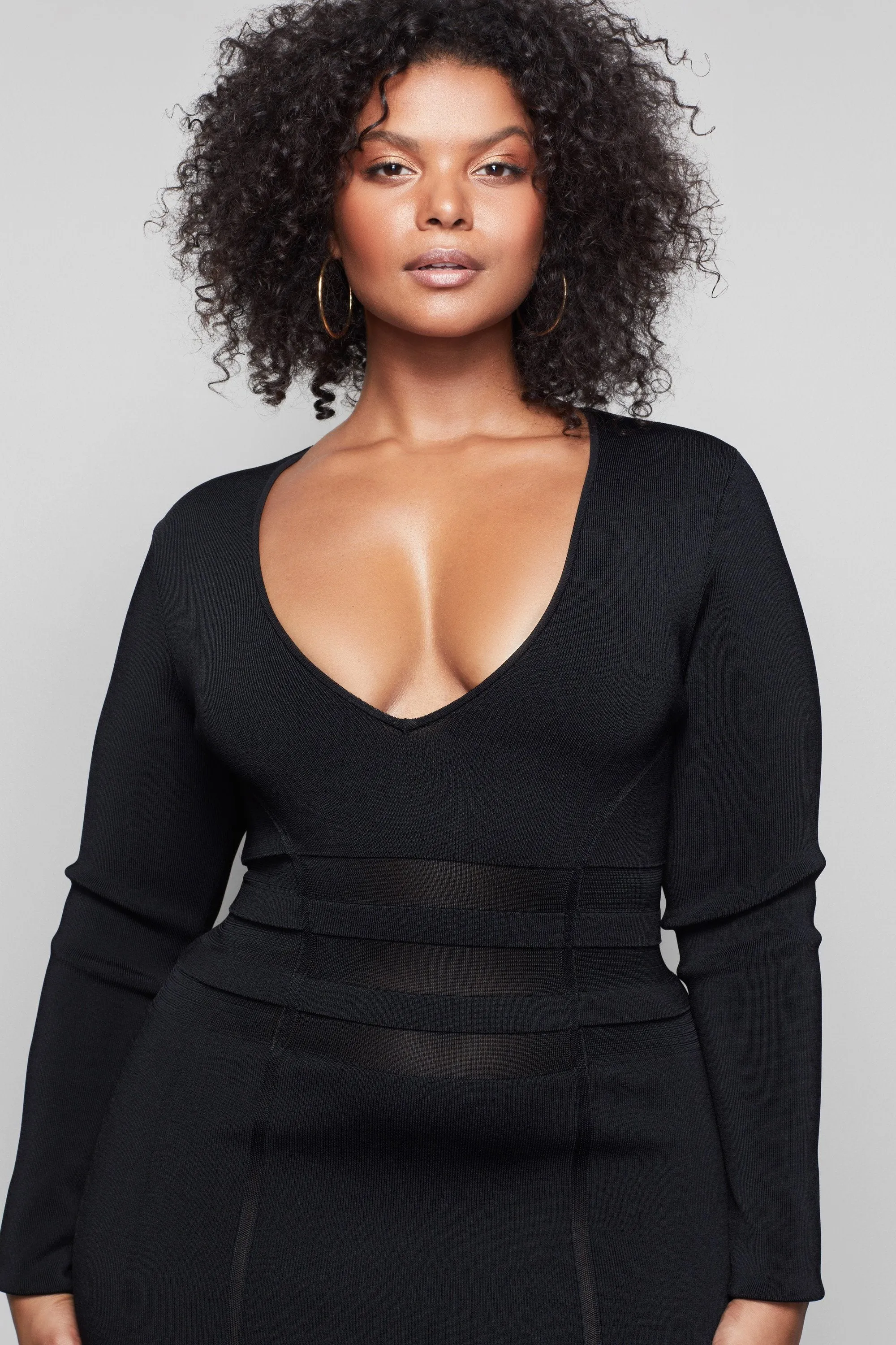 THE LOW DOWN KNIT DRESS | BLACK001