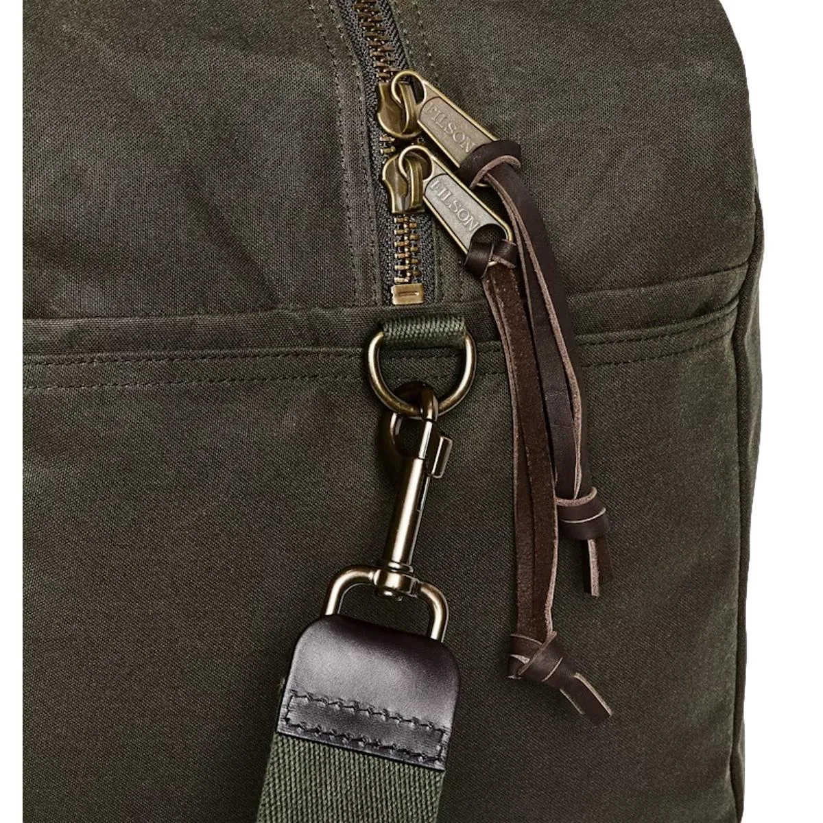 Tin Cloth Medium Duffle Otter Green