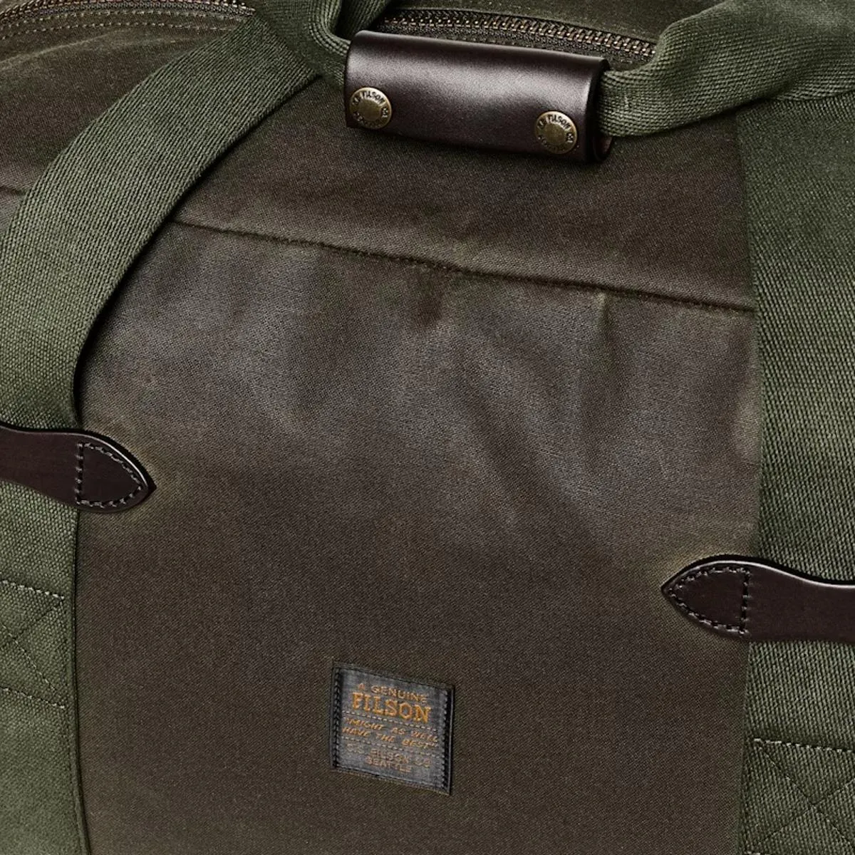 Tin Cloth Medium Duffle Otter Green