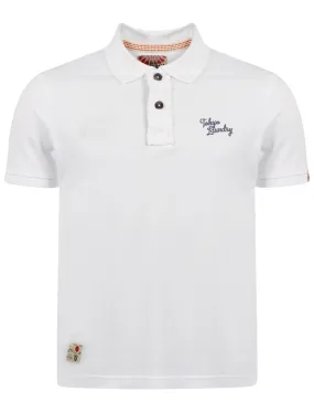 Tokyo Laundry Memphis Bay white polo shirt