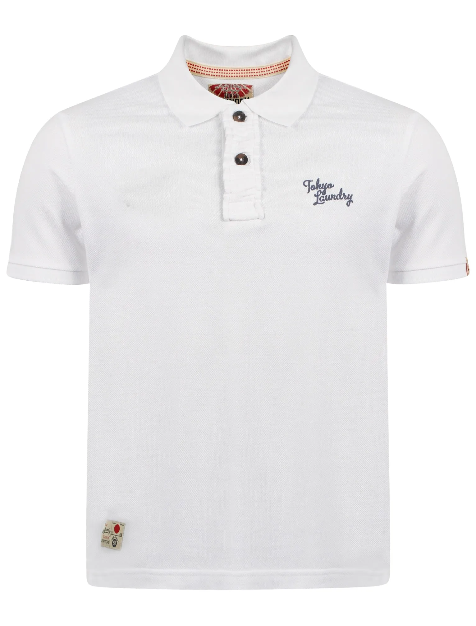 Tokyo Laundry Memphis Bay white polo shirt