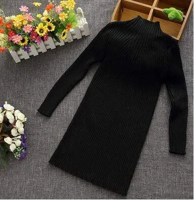 Turtleneck Knit Dress