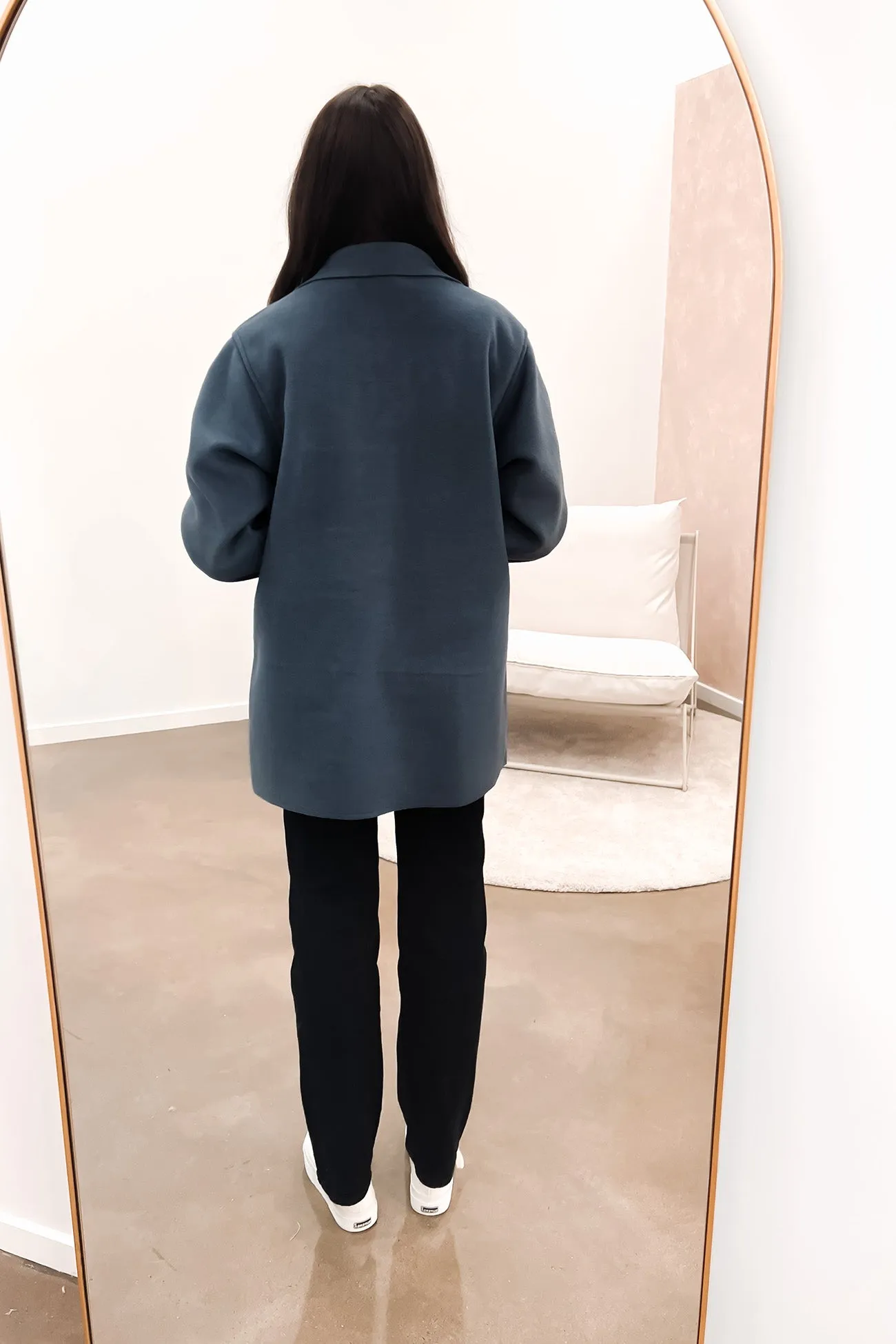 Umi Coat Ash Blue