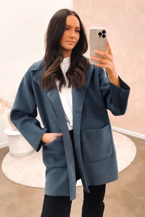 Umi Coat Ash Blue