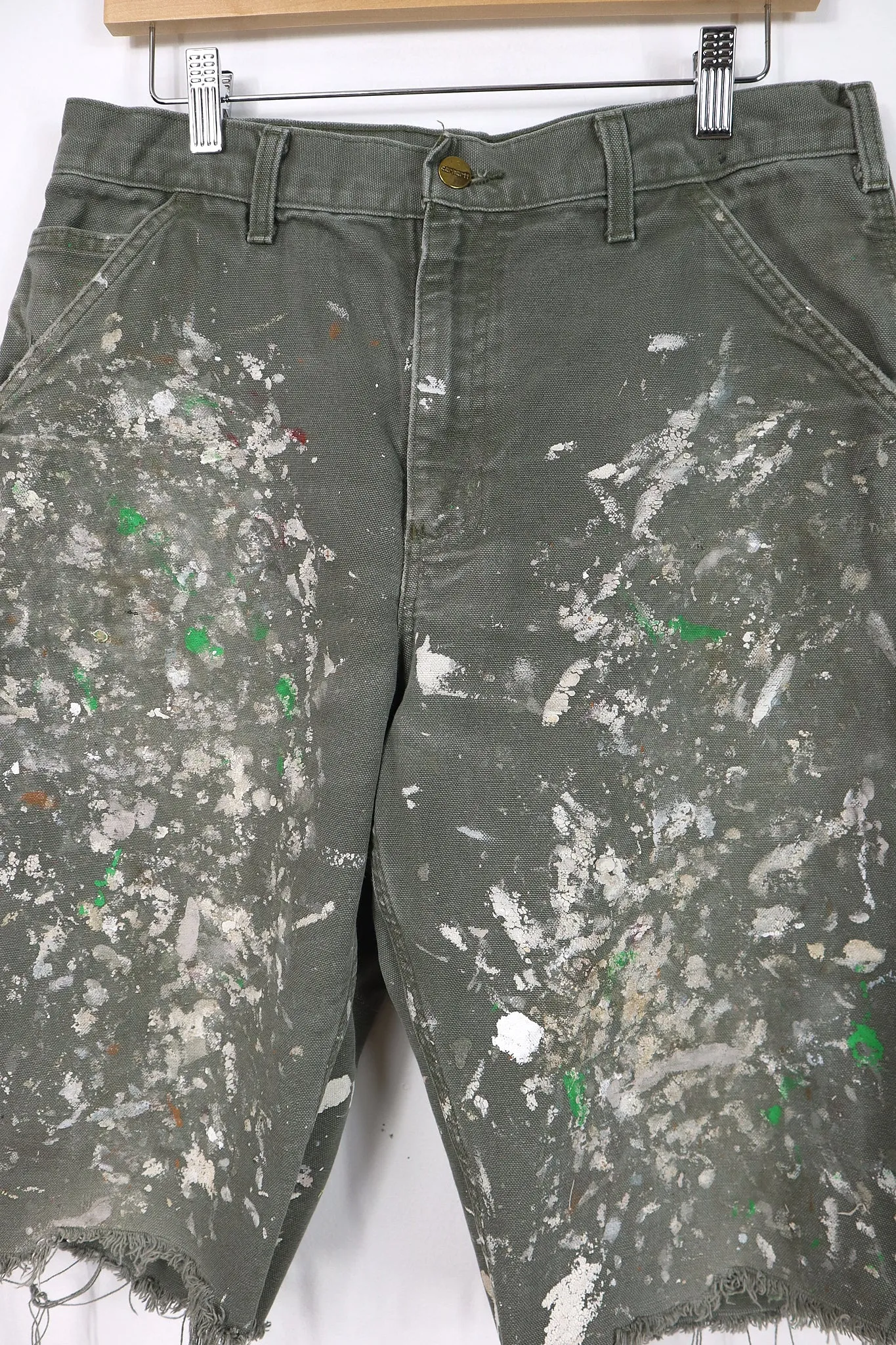 Vintage Carhartt Paint Splattered Shorts