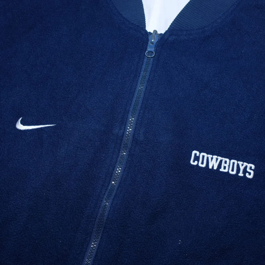 Vintage Nike Dallas Cowboys Fleece Jacket XLarge