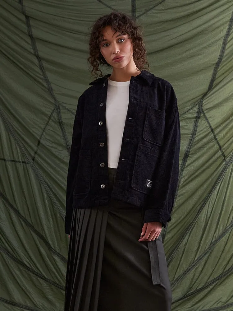 WOMEN'S CORDUROY CHORE COAT