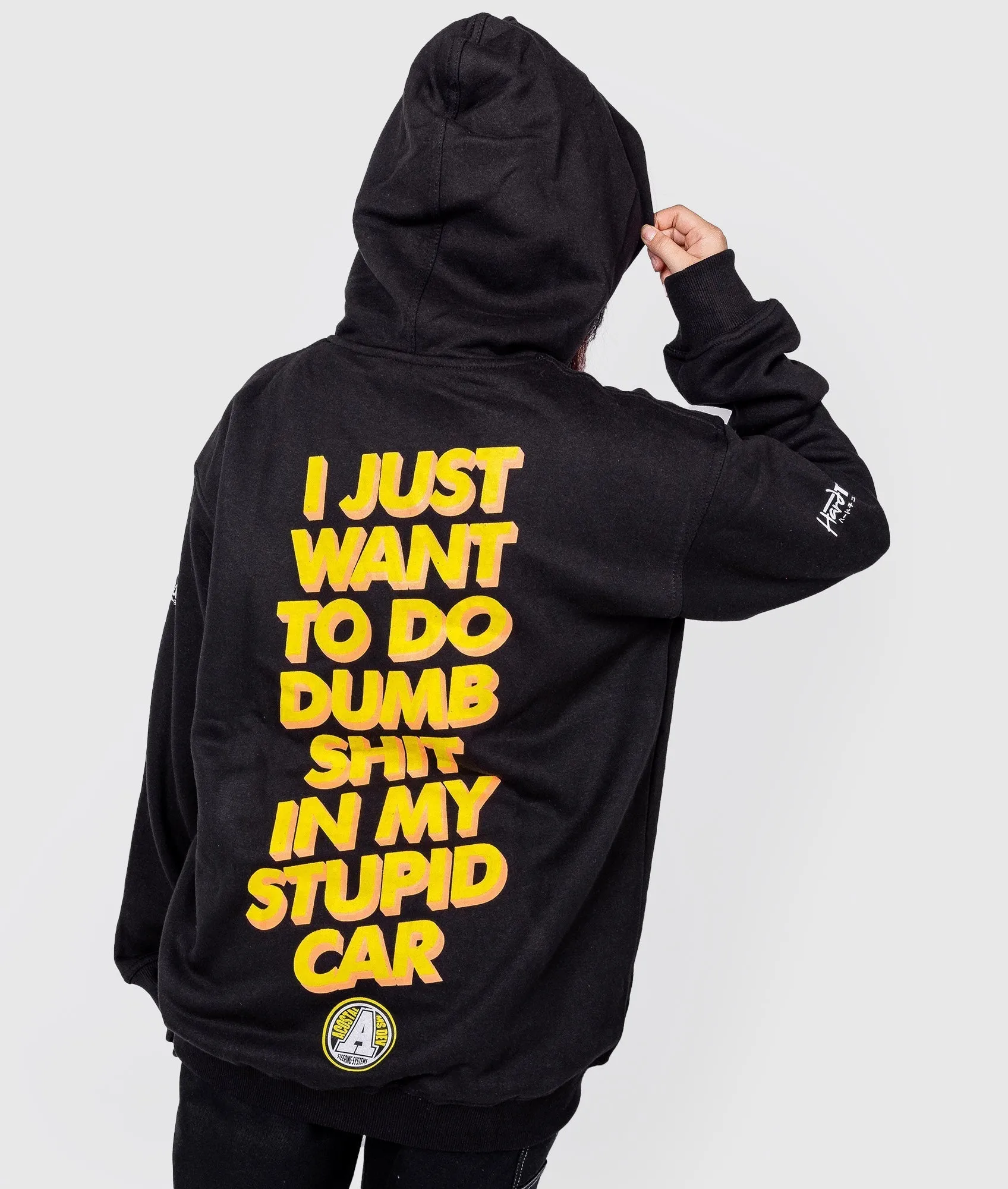 Womens Stupid Car Hoodie