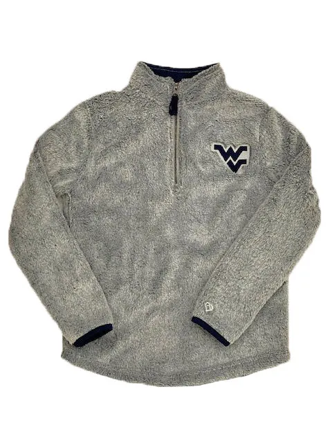 WVU Girls Puffer Fish Half Zip Pullover