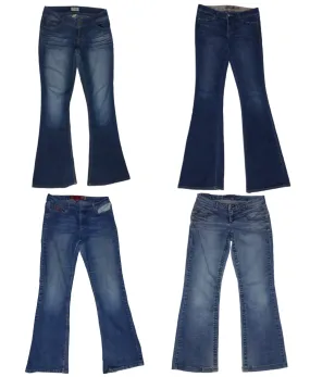 Y2K Groove Flared Jeans: (S-369)👖🌟💫💥
